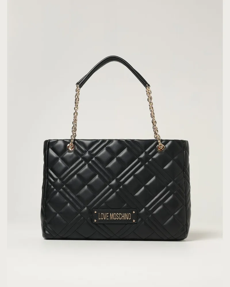 Moschino Schultertasche damen Schwarz