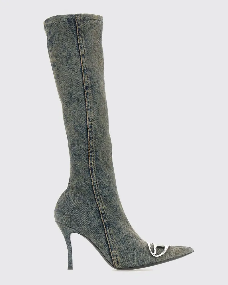 Diesel Flache stiefeletten damen Blau