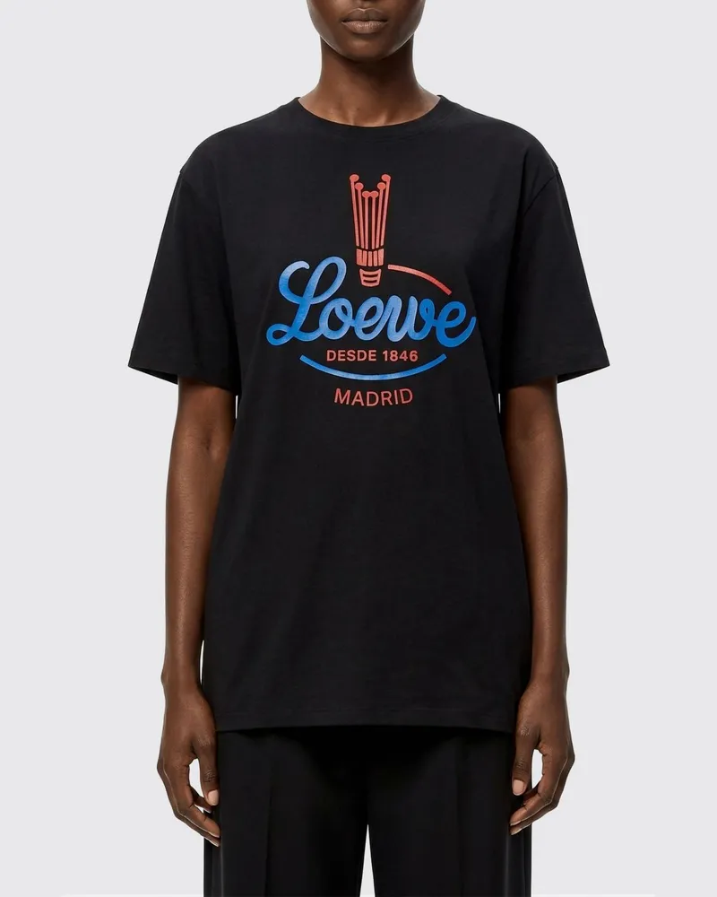 Loewe T-shirt damen Schwarz