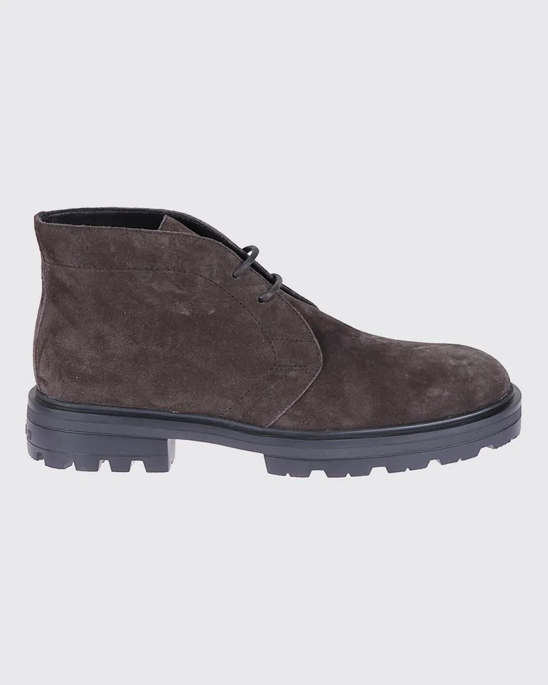 Hogan H673 Wildleder-Chukka-Stiefel Braun