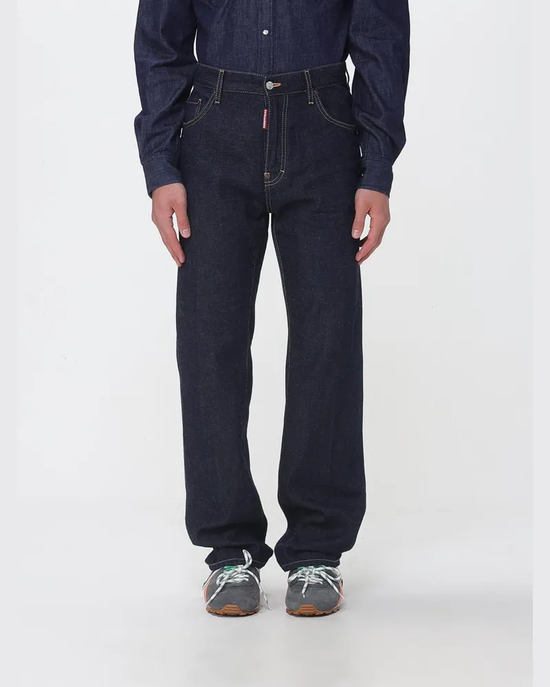 Dsquared2 642 Stretch-Denim-Jeans Navy