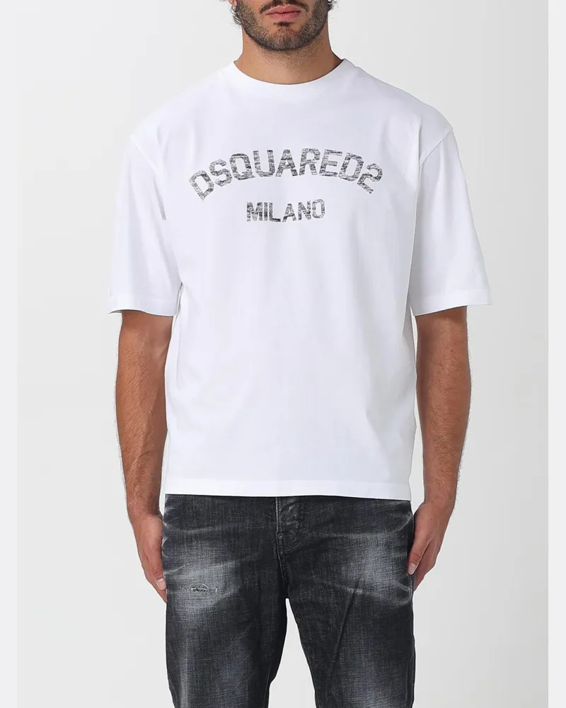Dsquared2 T-shirt herren Weiß