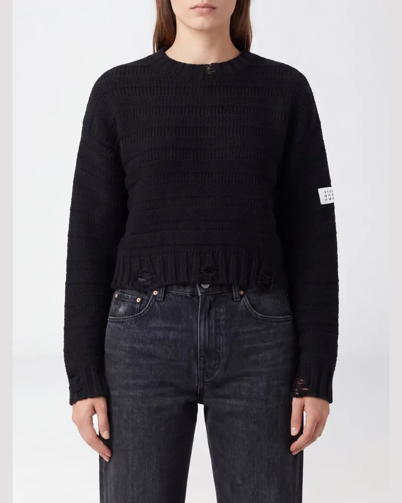 Maison Margiela Pullover damen Schwarz