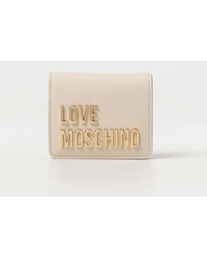 Moschino Geldbeutel Ivory