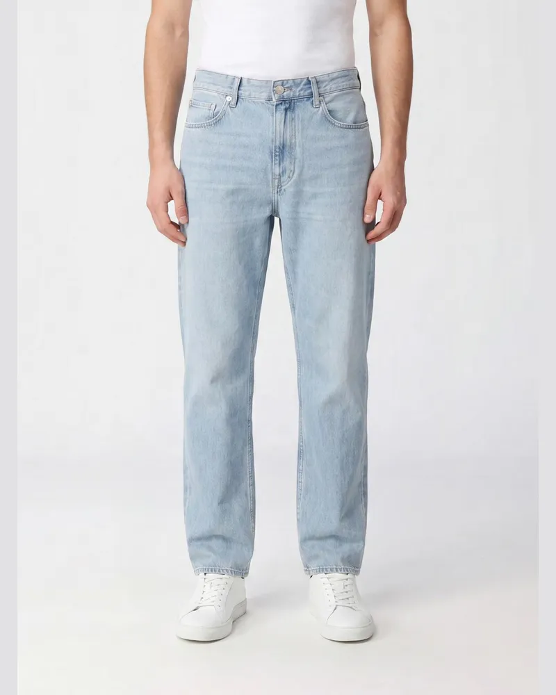 Closed Straight-Fit Jeans Springdale aus Baumwolldenim mit fünf Taschen Blau