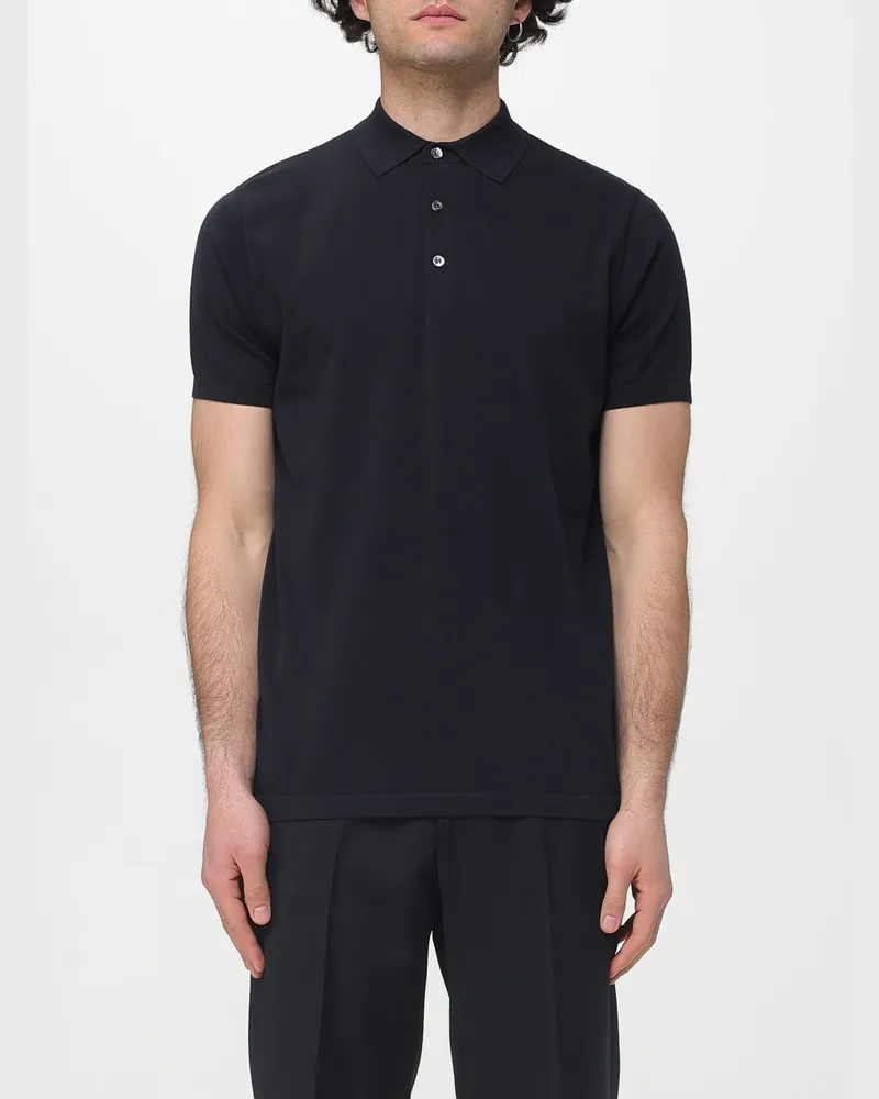 ASPESI Polo herren Schwarz