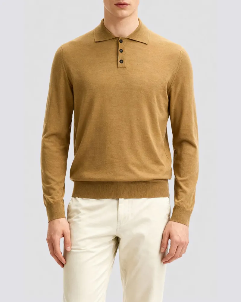 Zanone Polo herren Beige