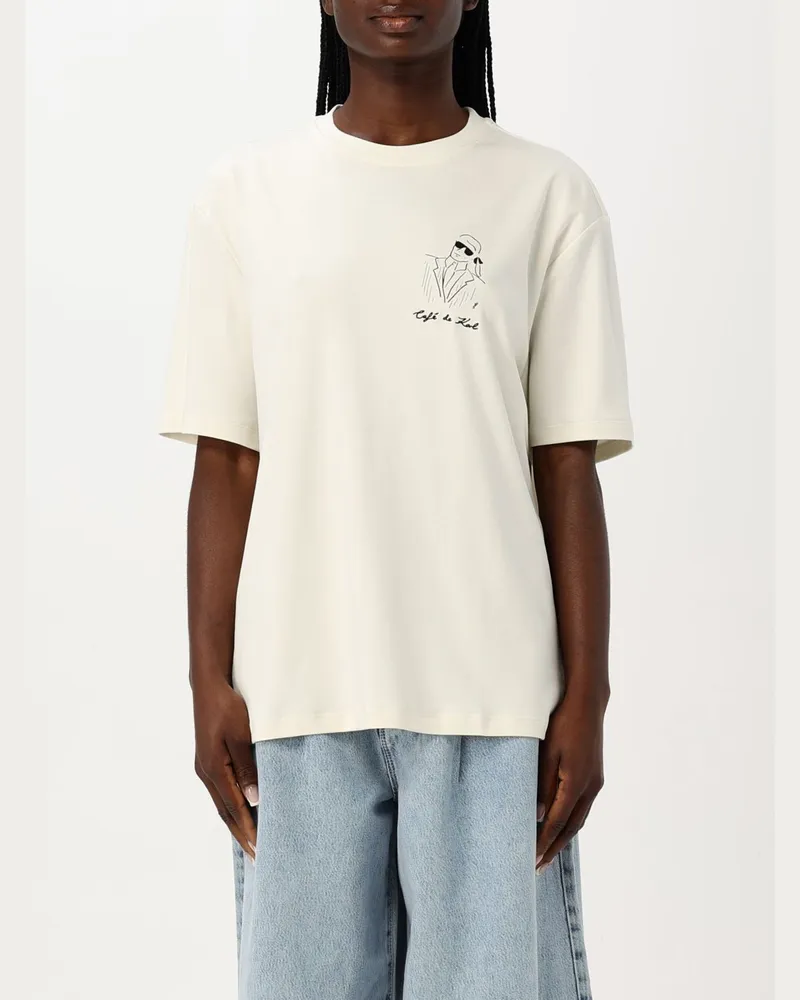 Karl Lagerfeld T-shirt damen Weiß