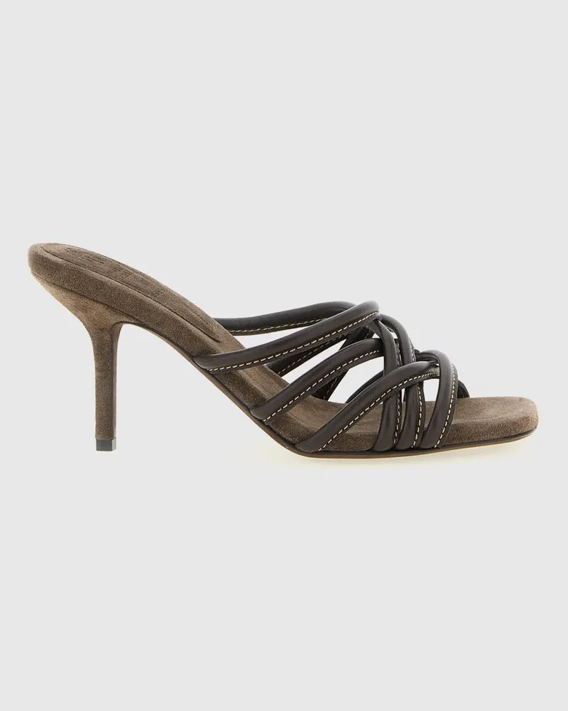 Brunello Cucinelli Sandalen mit absatz damen Braun
