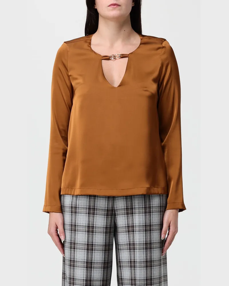Hanita Top damen Leder