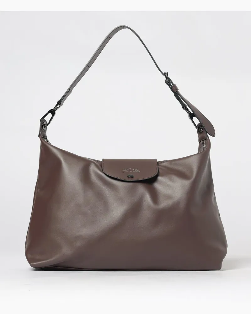 Longchamp Schultertasche damen Braun