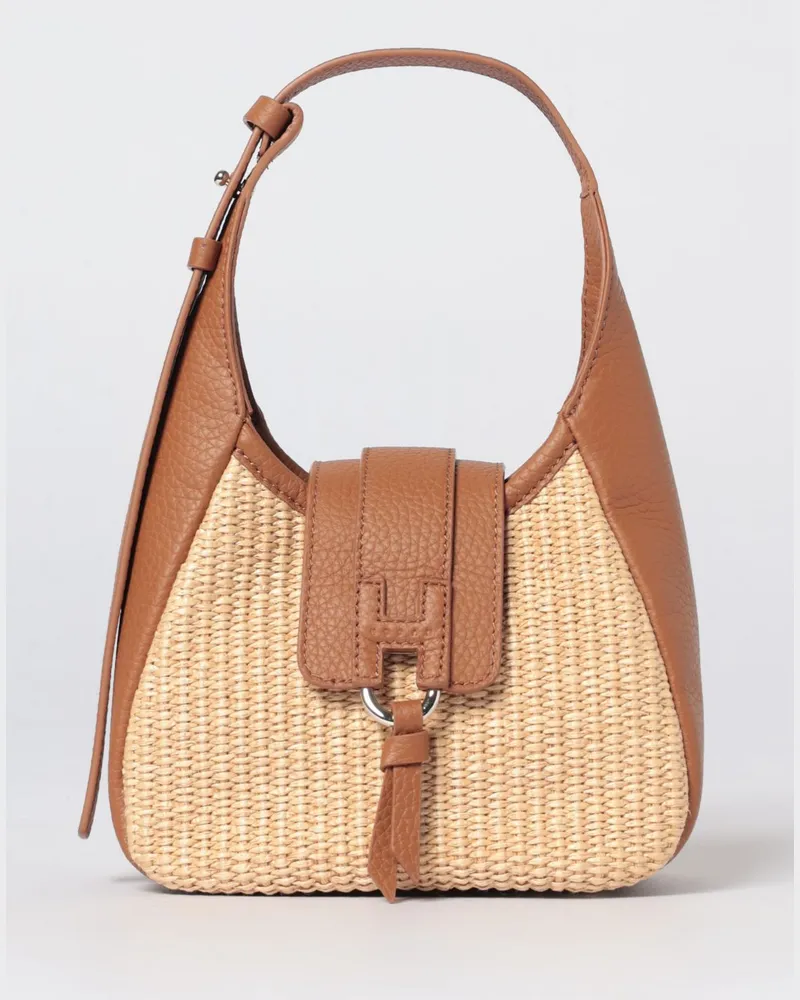Hogan Schultertasche damen Cream