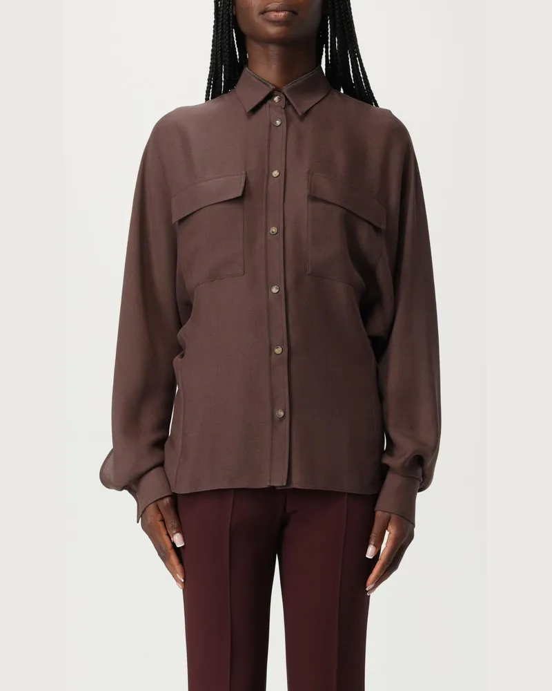 Brunello Cucinelli Hemdbluse damen Braun