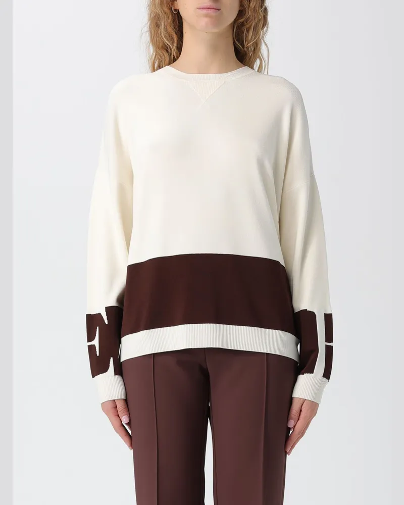 Elisabetta Franchi Pullover damen Milch
