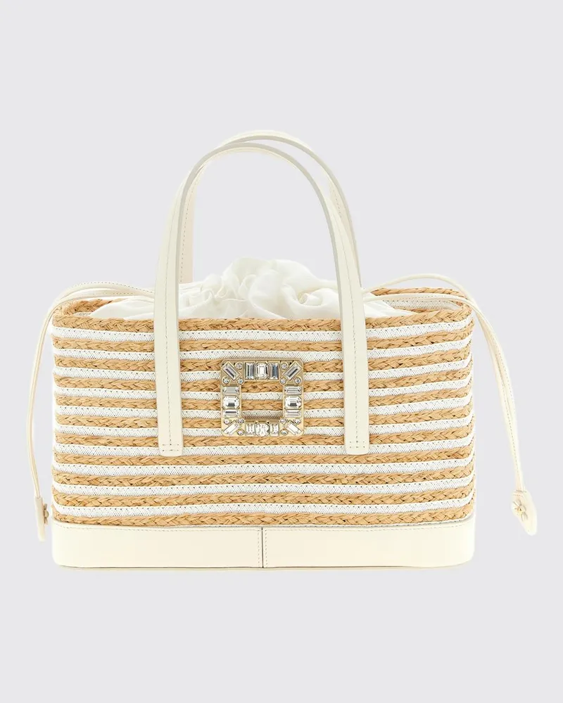 Roger Vivier Schultertasche damen Beige