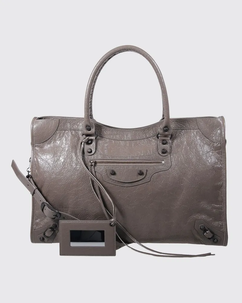 Balenciaga Le City Arena Ledertasche Beige