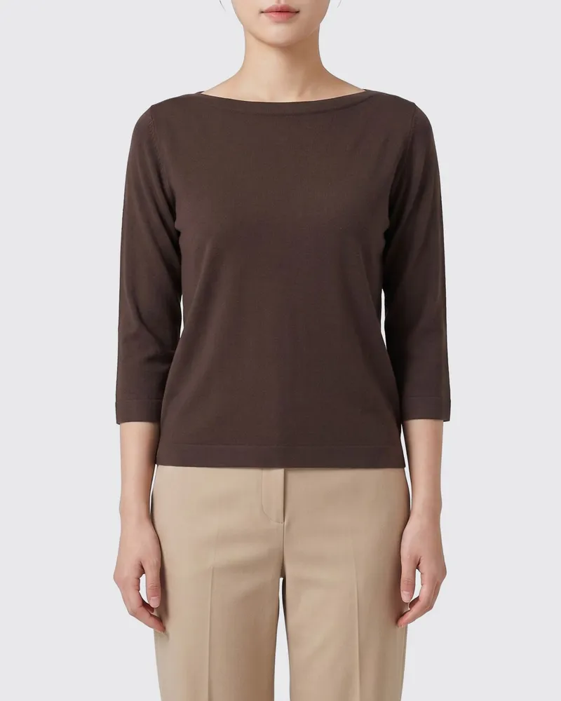 Roberto Collina Pullover damen Braun