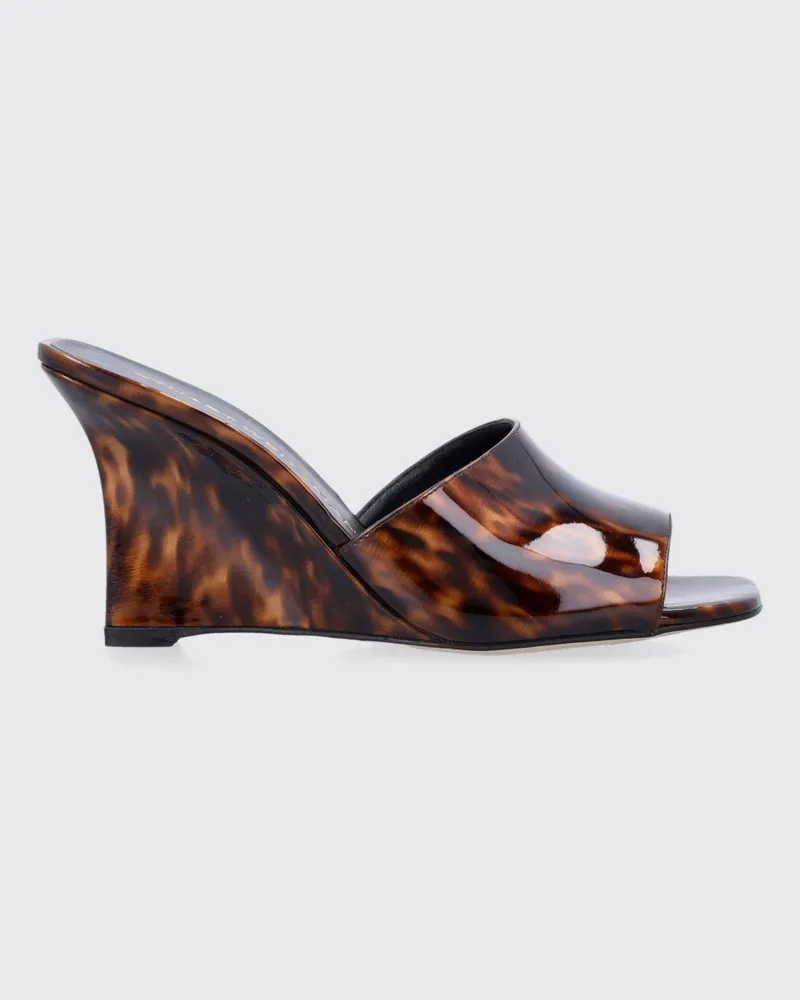Stuart Weitzman PVC Mules Braun