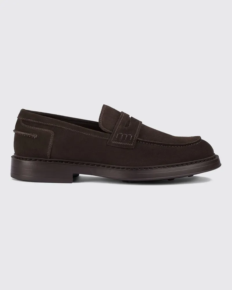 Doucal´s Penny Loafer aus Velours-Kalbsleder mit Gummisohle Earth