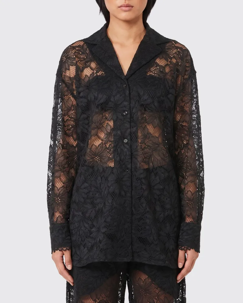 SPORTMAX Spitzenblazer Schwarz