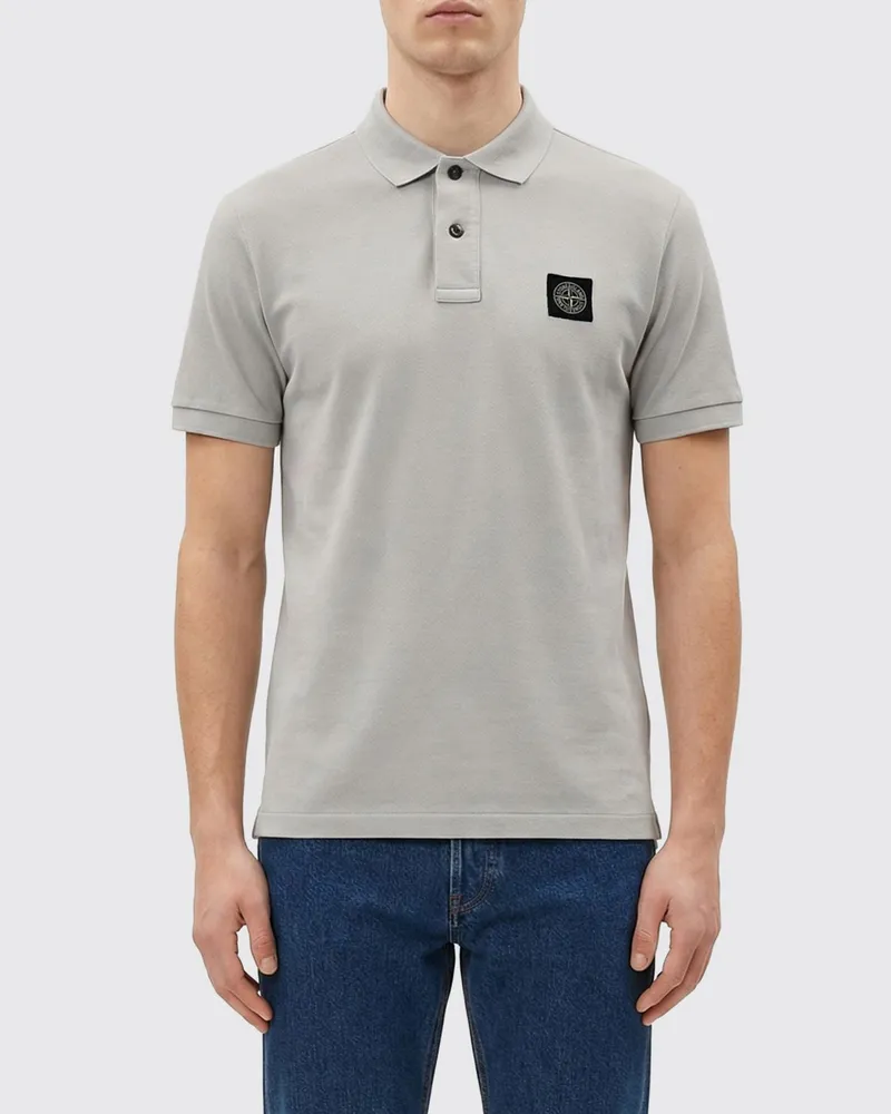 Stone Island Polo herren Hellblau