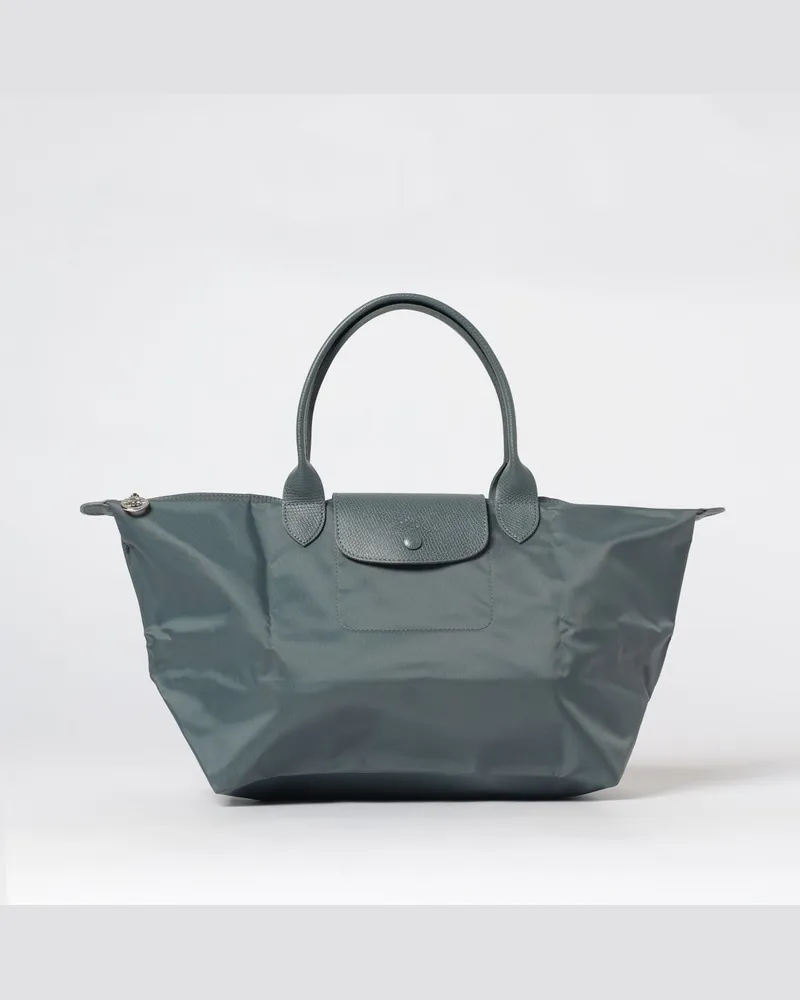 Longchamp Le Pliage One Große faltbare Tragetasche aus recyceltem Nylon Grau