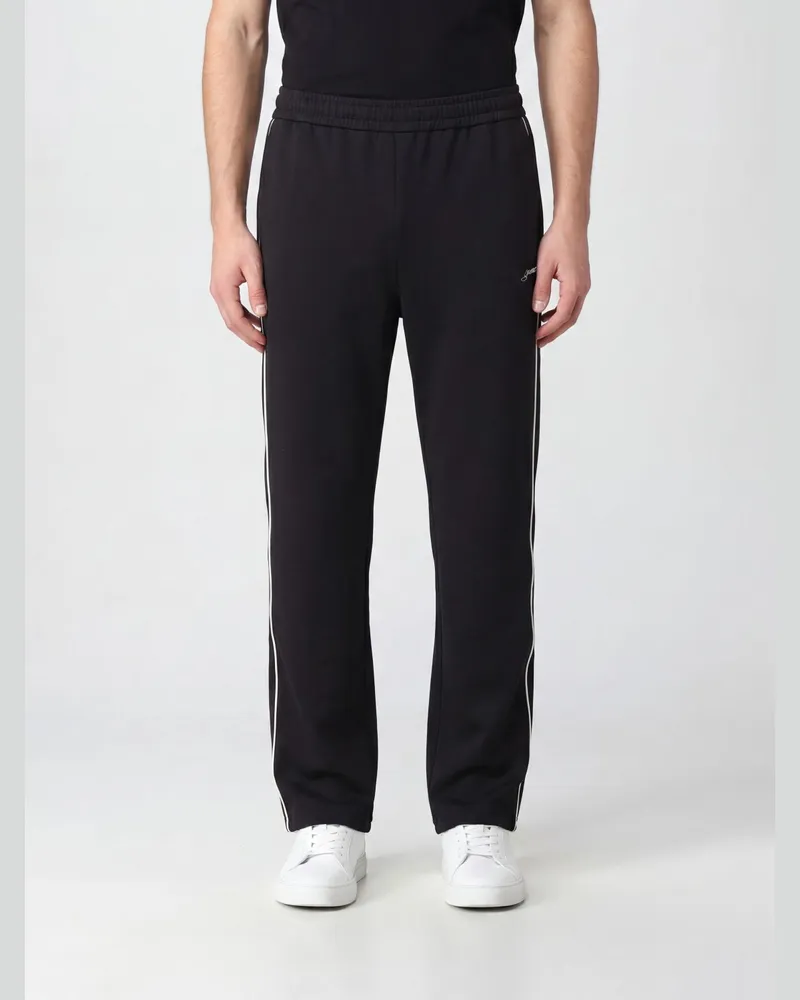REPRESENT Jogginghose mit geradem Bein von aus Jersey mit Kontrast-Logo Schwarz