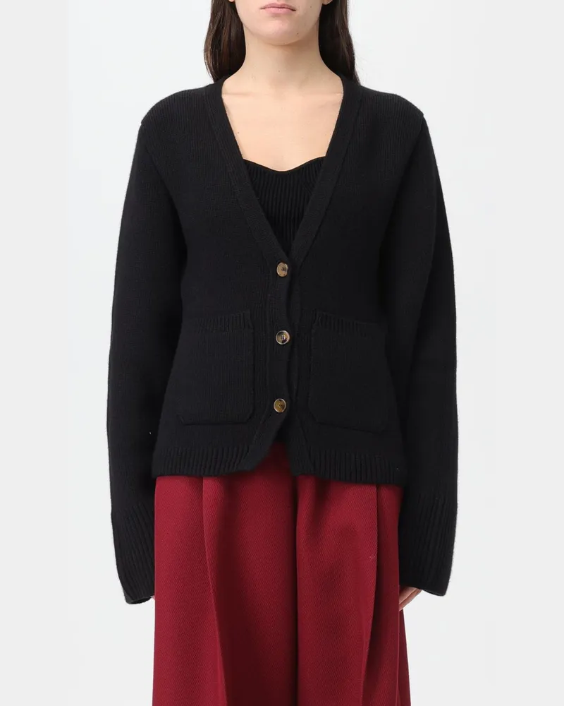 KHAITE Kaschmir-Cardigan Schwarz
