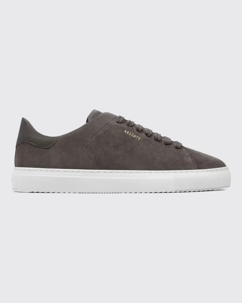 Axel Arigato Clean 90 Low-Top-Sneakers aus Wildleder mit Logo Braun