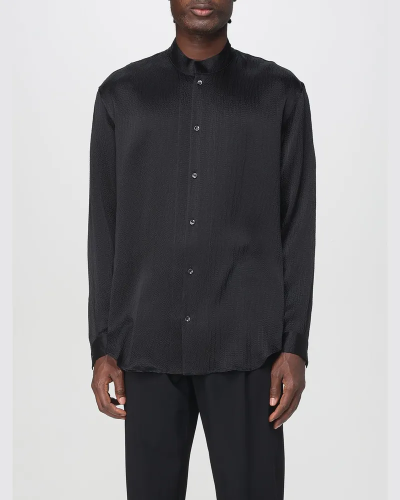 Giorgio Armani Hemd herren Schwarz