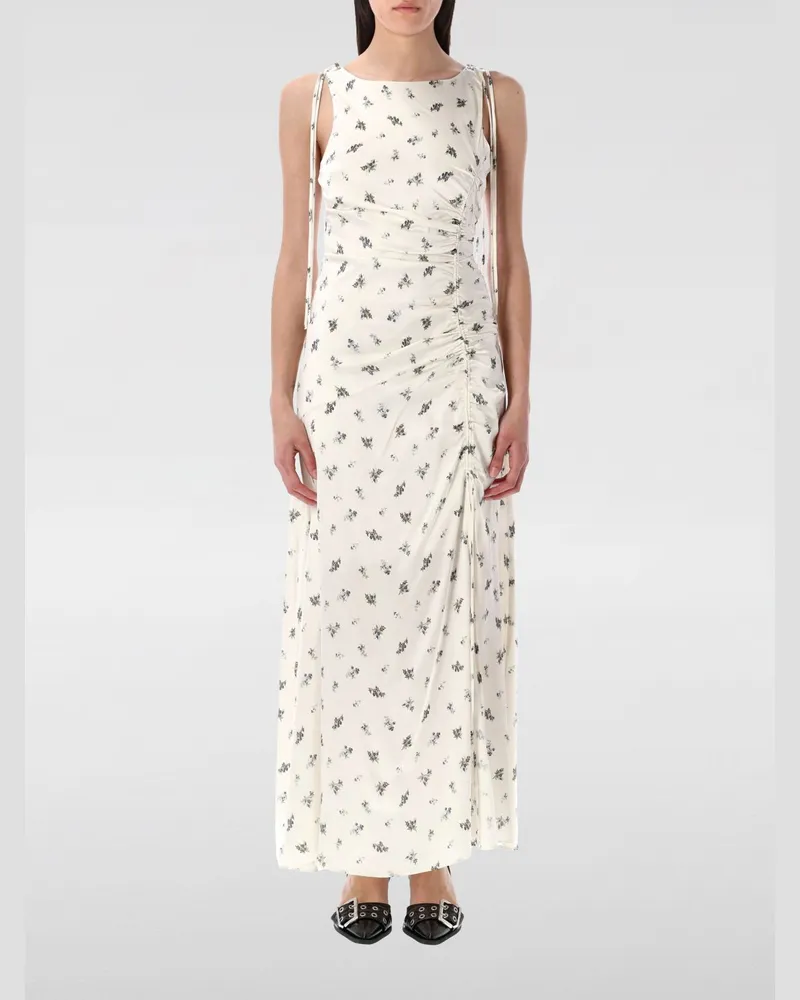 Ganni Kleider damen Weiß