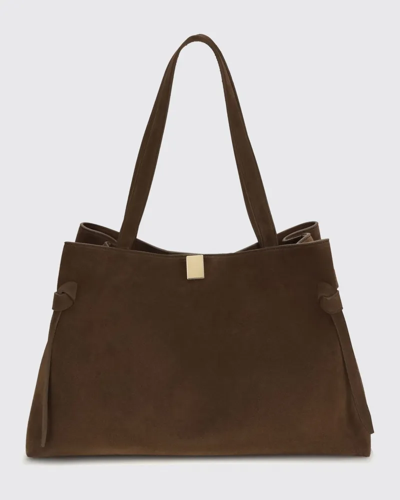 YUZEFI Schultertasche damen Kakao