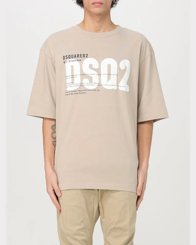Dsquared2 T-shirt herren Beige