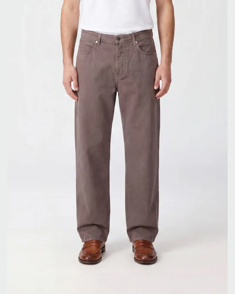 Stone Island Straight Jeans aus Baumwolldenim Violett