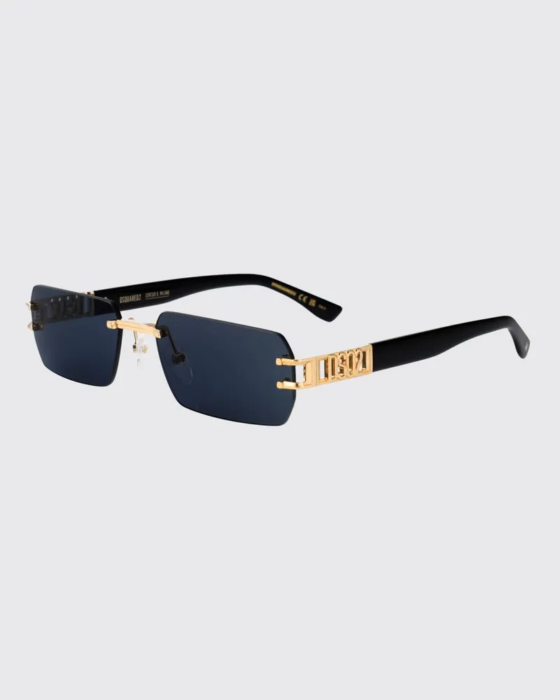 Dsquared2 Sonnenbrille D20189/S aus Acetat und Metall Gold