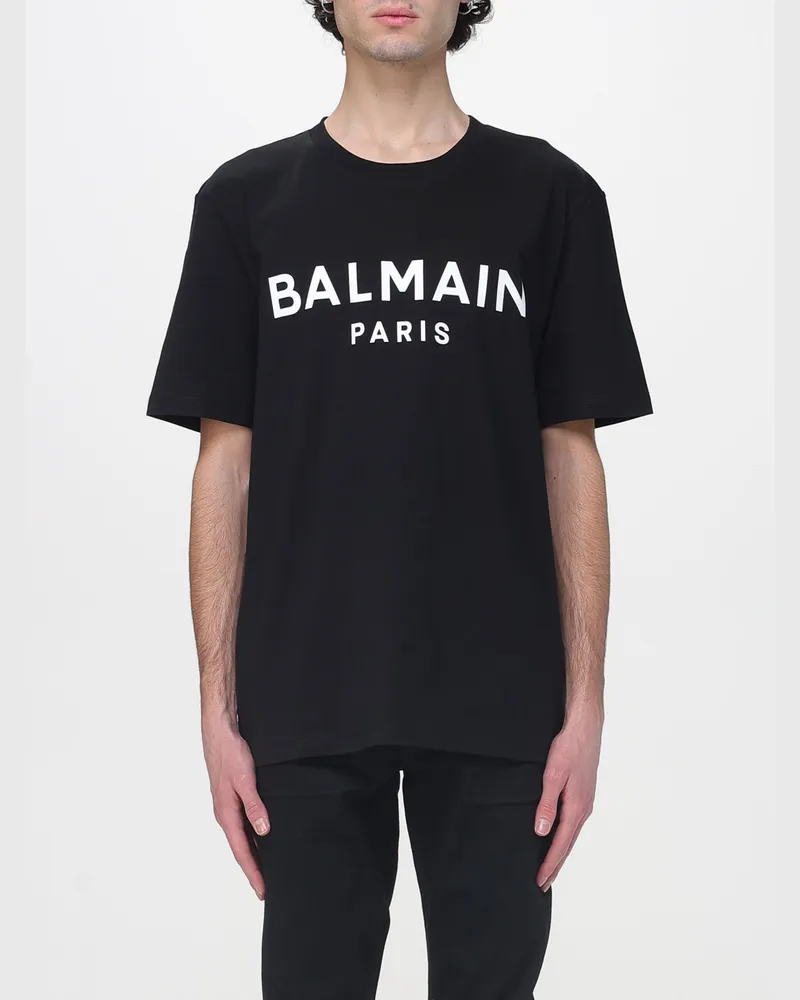 Balmain T-shirt herren Schwarz