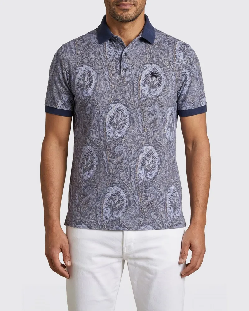Etro Polo herren Blau