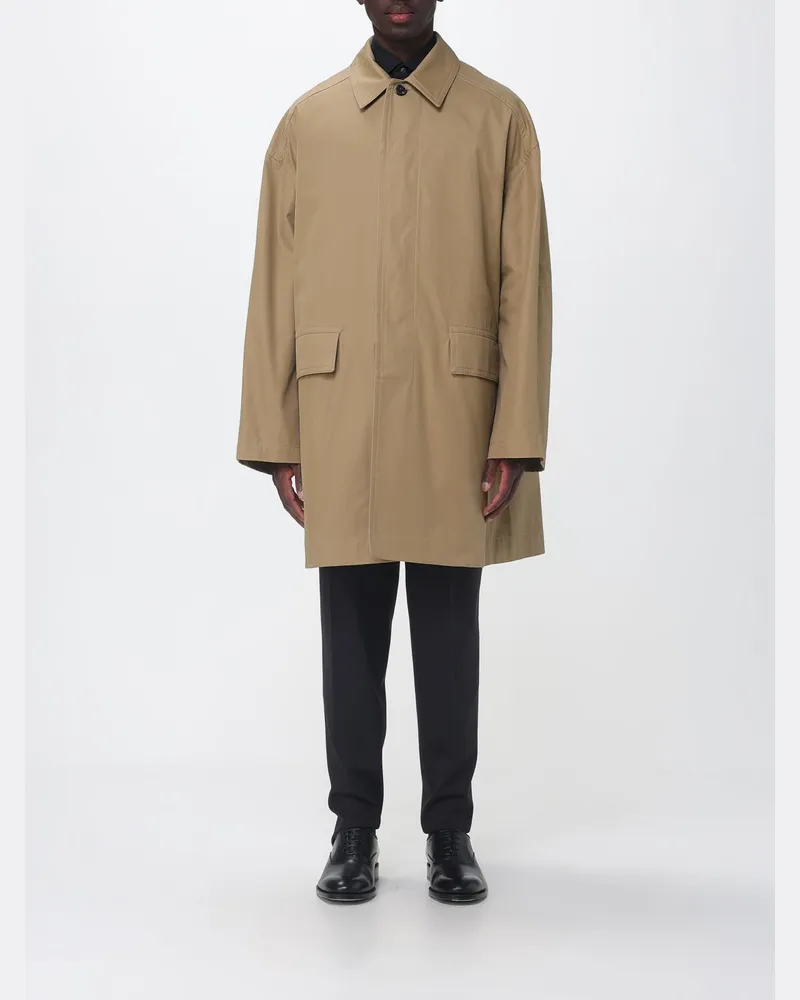 Dries van Noten Baumwoll-Regenmantel Beige