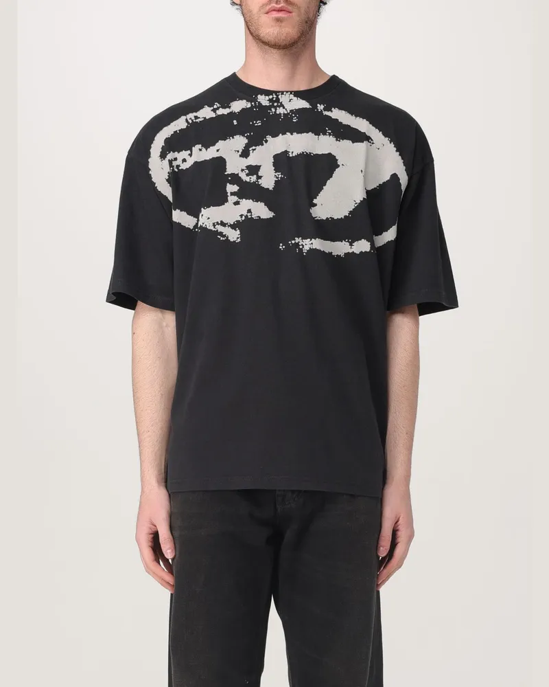 Diesel T-shirt herren Schwarz