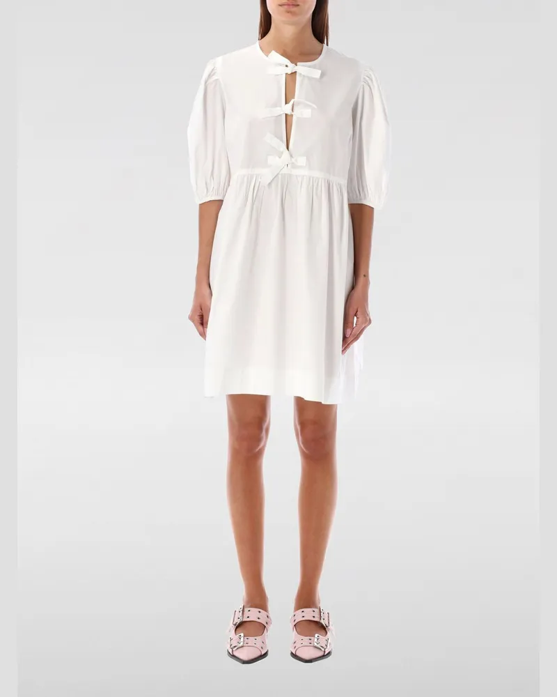 Ganni Kleider damen Weiß