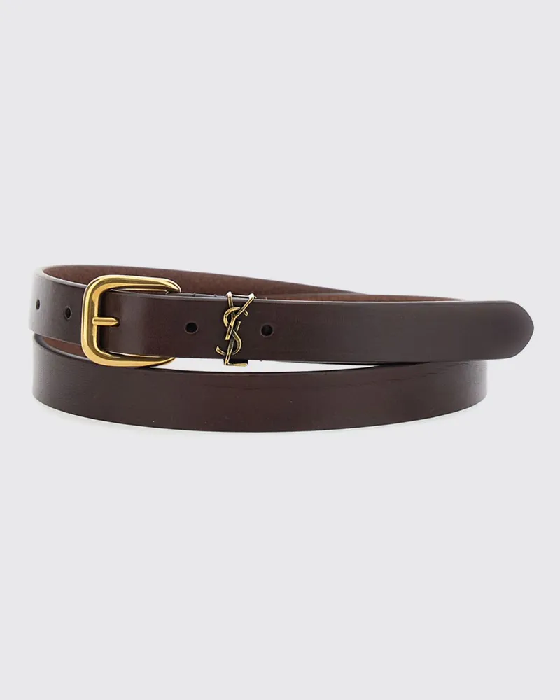 Saint Laurent Gürtel herren Braun