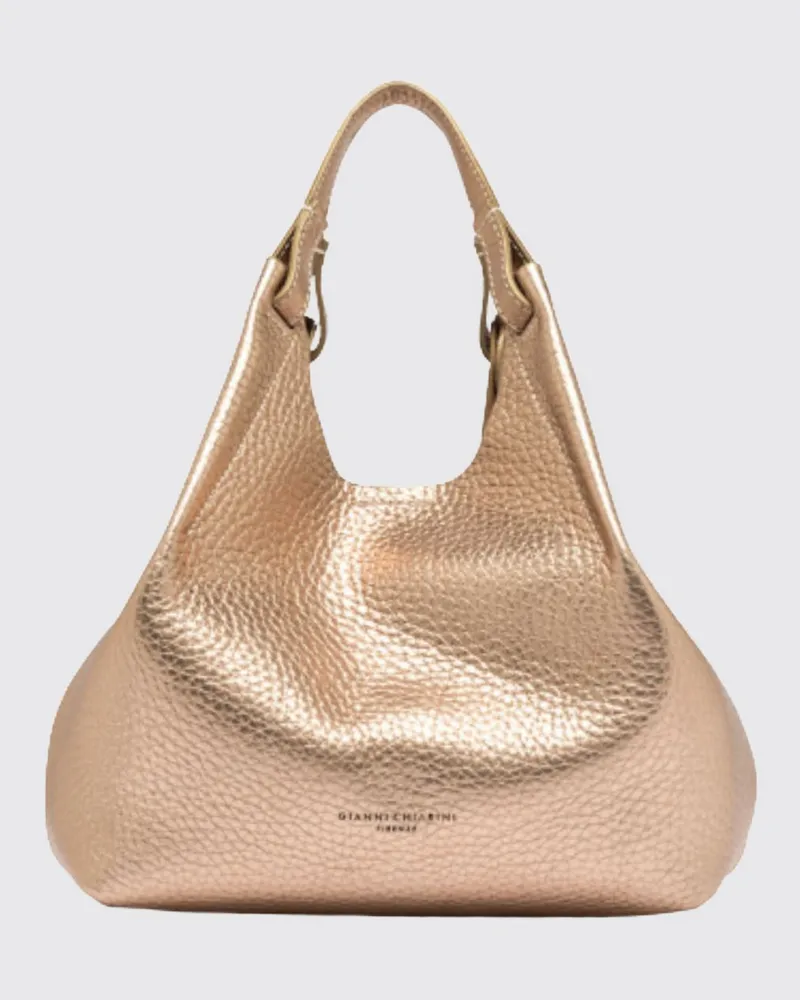 Gianni Chiarini Dua Tasche aus genarbtem Leder Dark