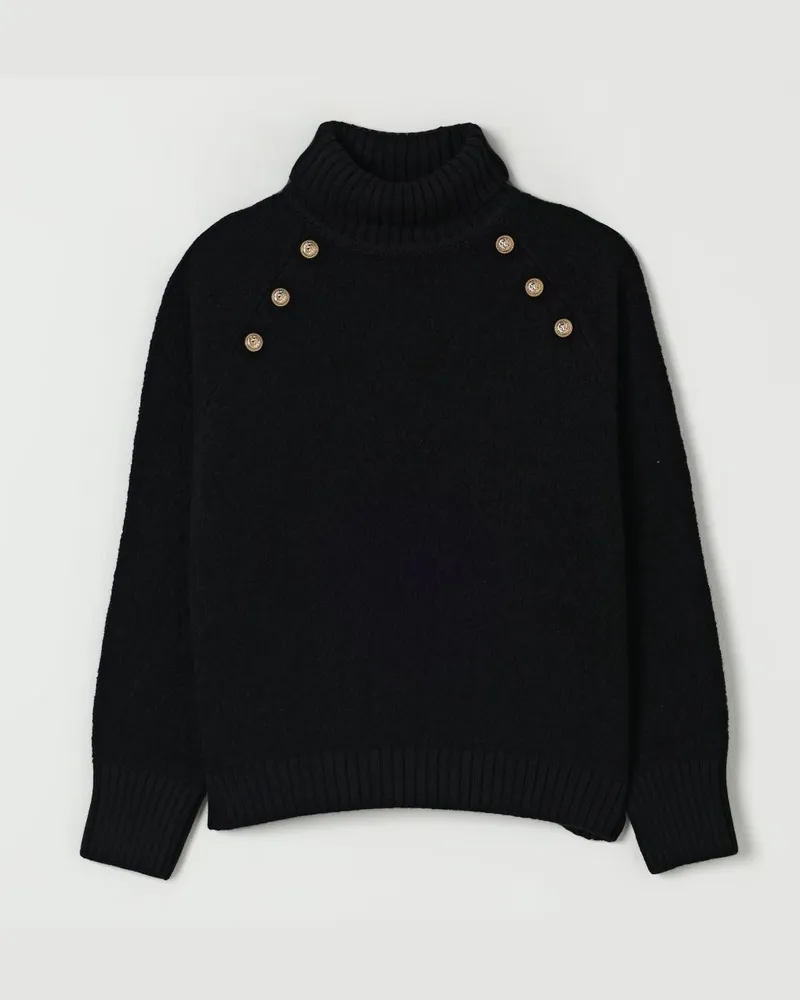 Balmain Pullover kinder Schwarz