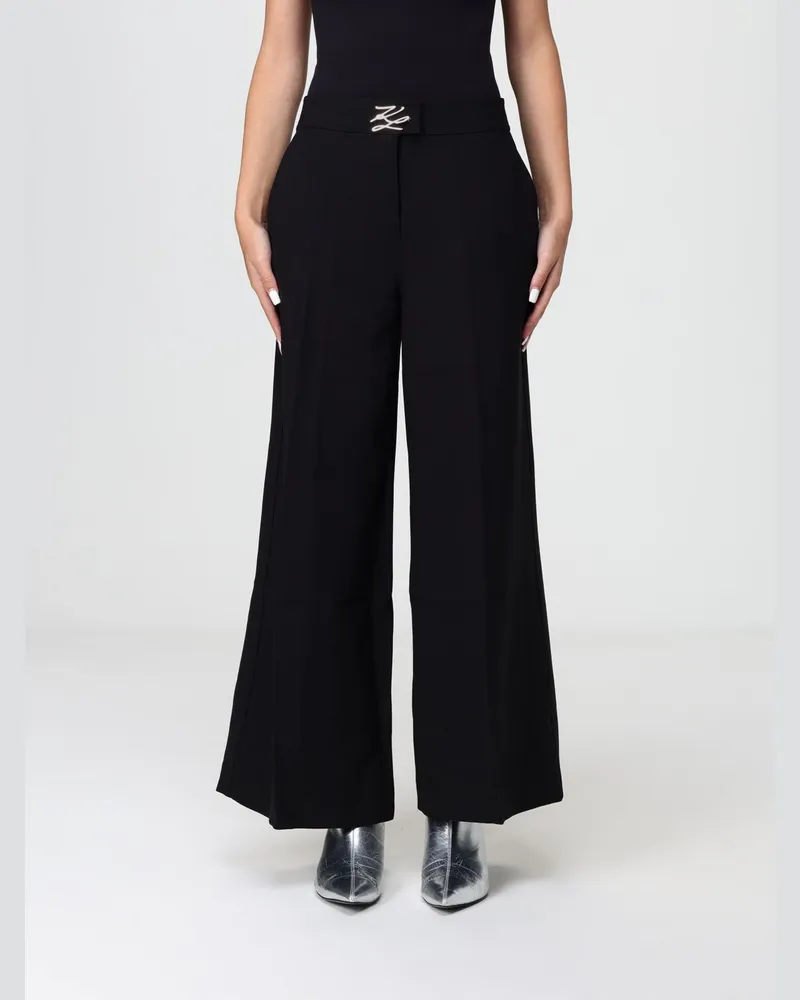 Karl Lagerfeld Hose damen Schwarz