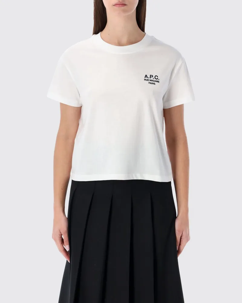 A.P.C. T-shirt damen Weiß