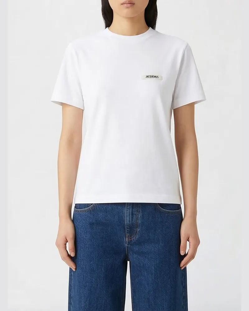 Jacquemus T-shirt damen Weiß