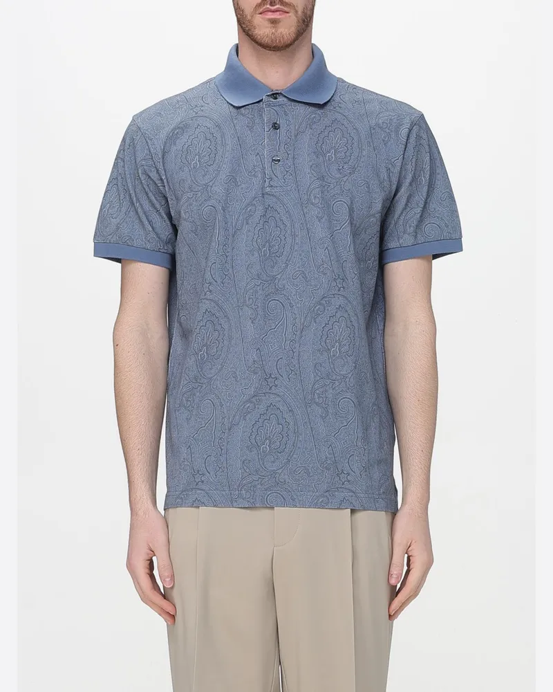 Etro Polo herren Blau