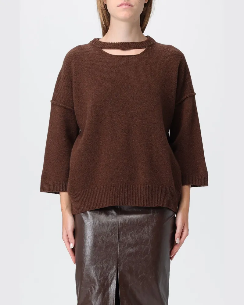 Federica Tosi Sweatshirt damen Braun