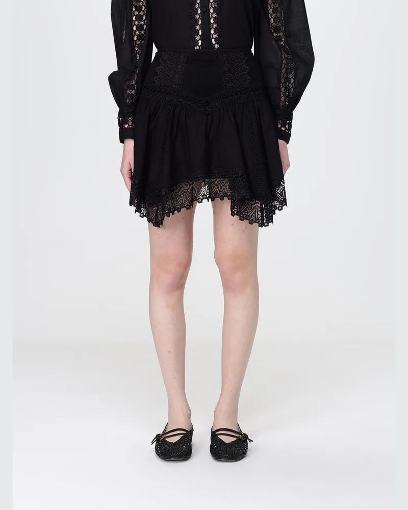 Charo Ruiz Rock damen  Ibiza Schwarz