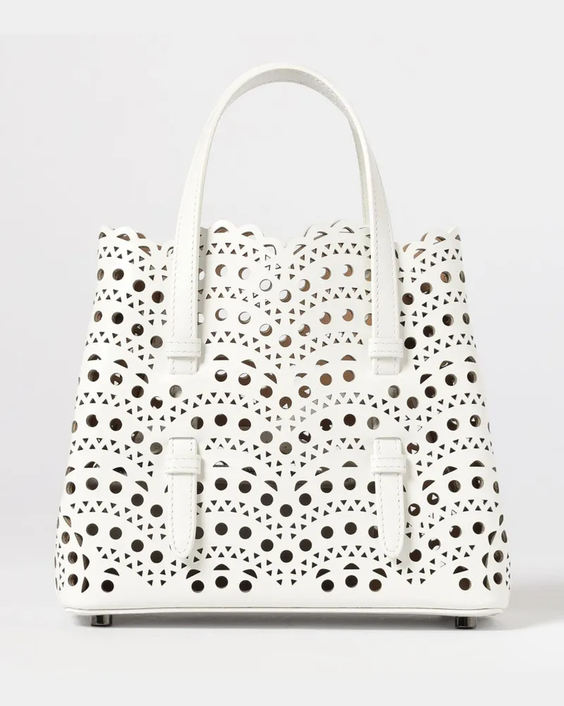 Alaïa Handtasche damen Weiß